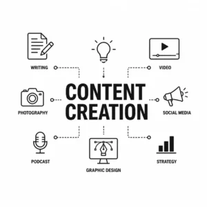 content creation service freelance digital marketing specialist in sharjah
